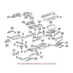 Mercedes Exhaust Mount - Front 1404920118